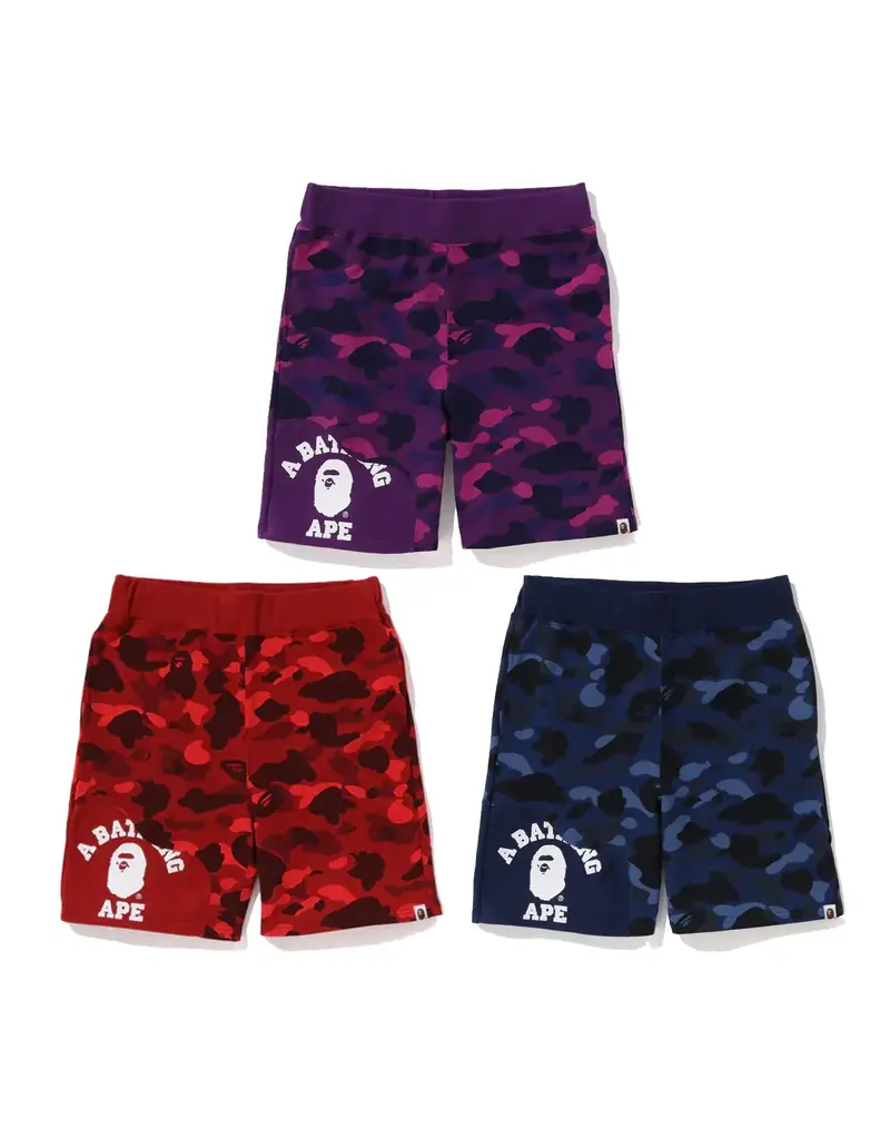 Abathing Ape BAPE COLOR CAMO CUTTING SWEATSHORTS