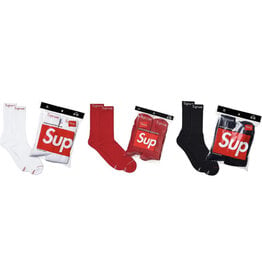 Supreme Supreme Hanes Crew Socks (4-pack) - Private Stock