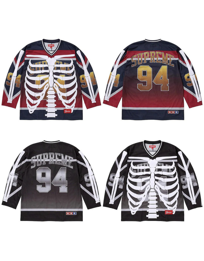 Supreme Bones Hockey Jersey