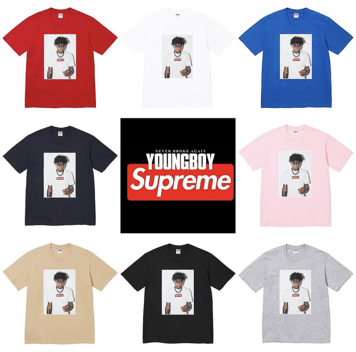 Supreme Supreme NBA Youngboy Tee - Private Stock