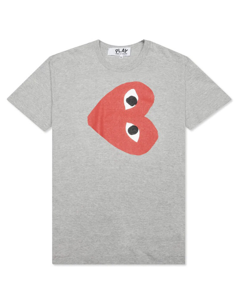 Comme des garçons CDG RED SIDEWAYS HEART TEE