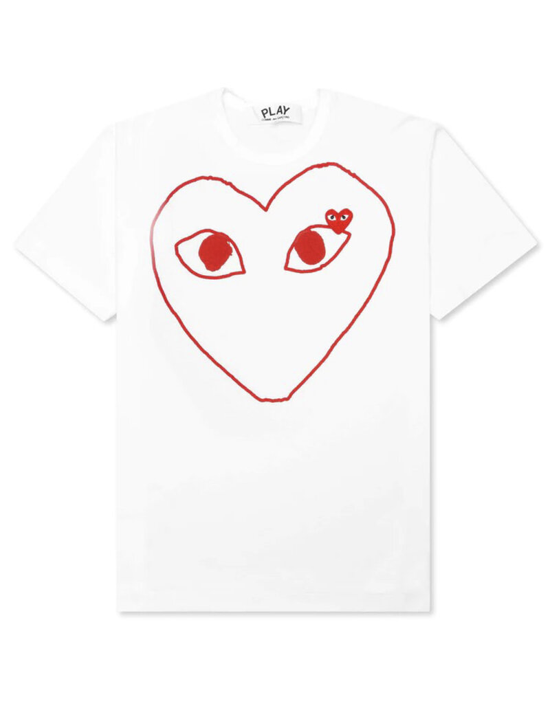 Comme des garçons CDG OUTLINE HEART TEE