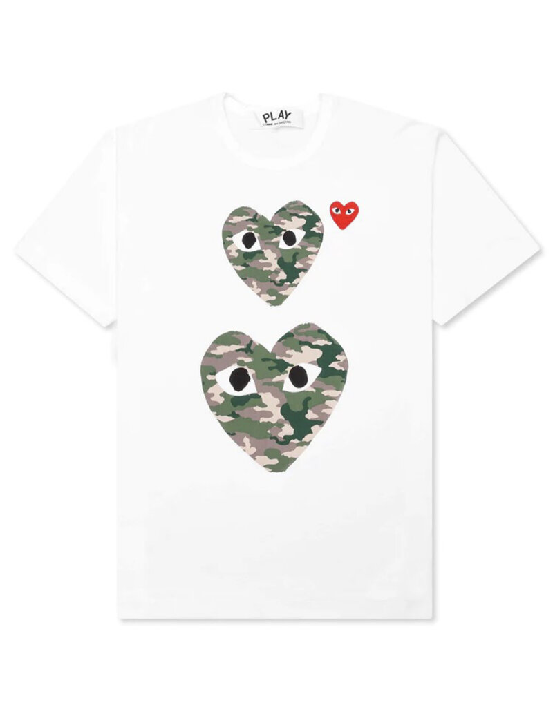 Comme des garçons CDG CAMO DOUBLE HEART