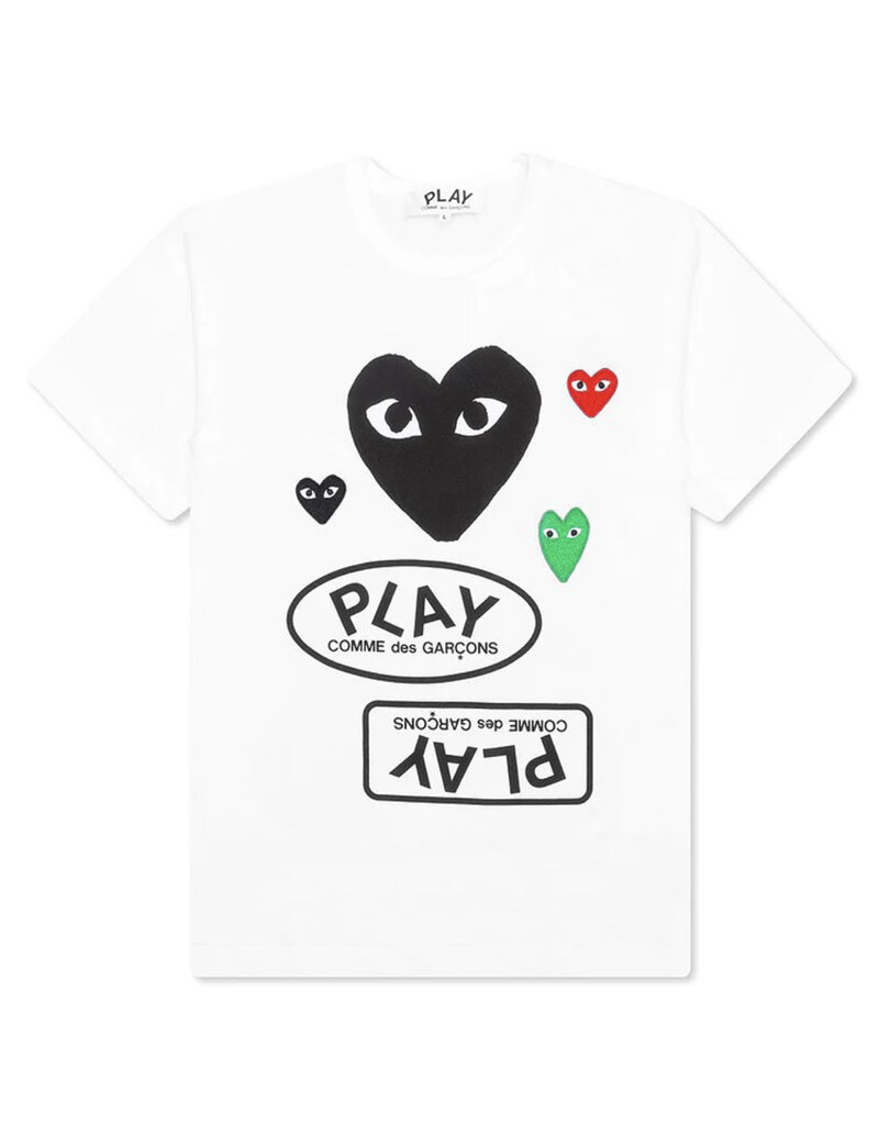 Comme des garçons CDG BLACK MULTI LOGO TEE