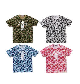 Abathing Ape BAPE ABC FULL CAMO COLLEGE TEE