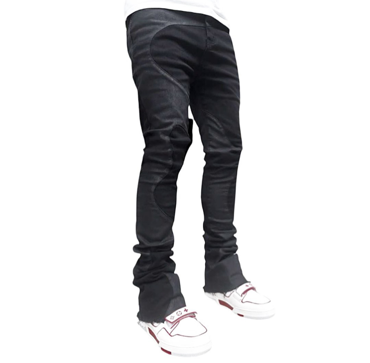 パンツ GUAPI ALL BLACK DISTRESSED BAGGY DENIM All Black Distressed Baggy Denim - Guapi Clothing