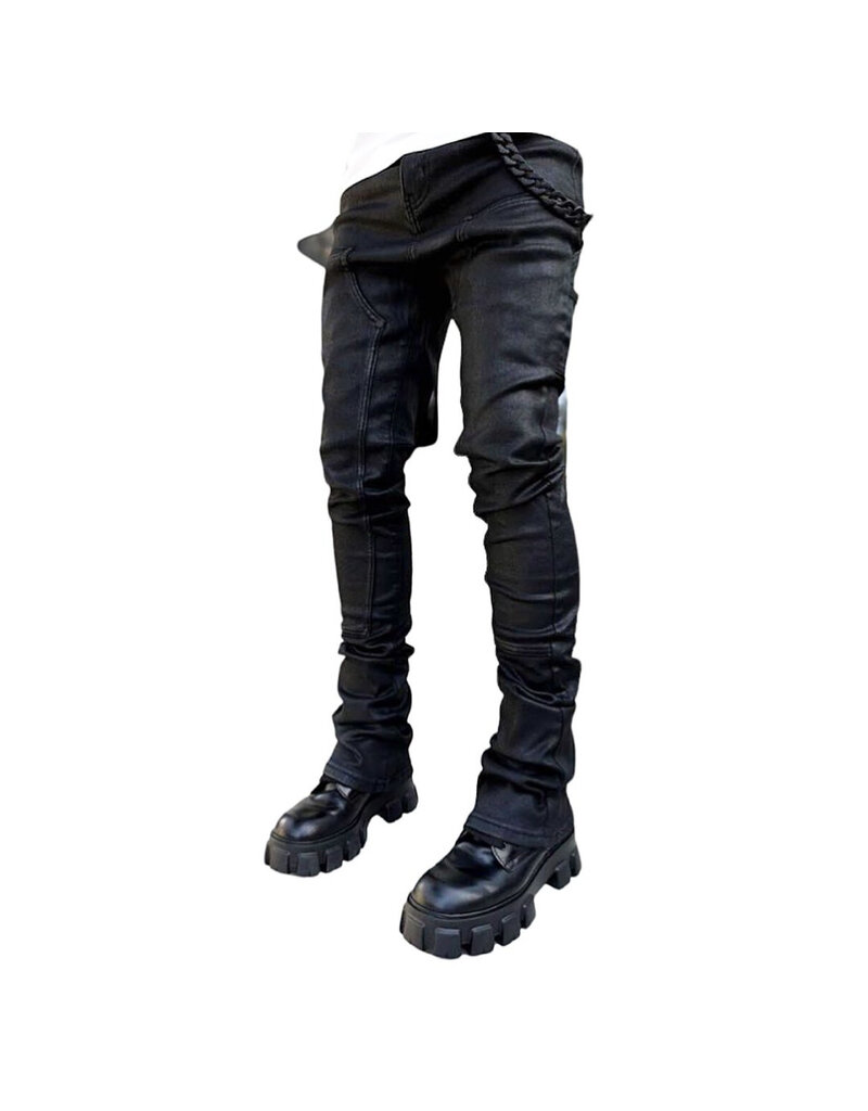 Guapi Guapi Black Carpenter Waxed Denim