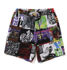 Abathing Ape BAPE ALBUM MONOGRAM SHORTS