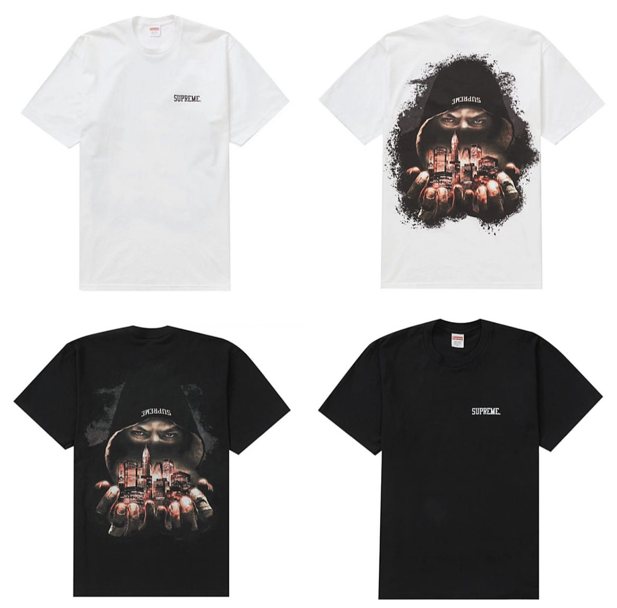 正規取扱販売店 Supreme Fighter Tee 黒L - トップス