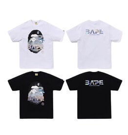 Abathing Ape BAPE MOON PHOTO APE HEAD TEE