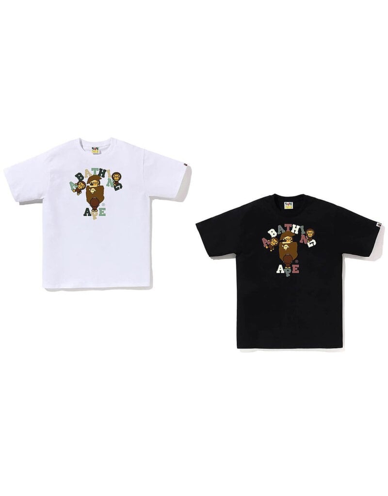 Abathing Ape BAPE COLORS COLLEGE MILO TEE