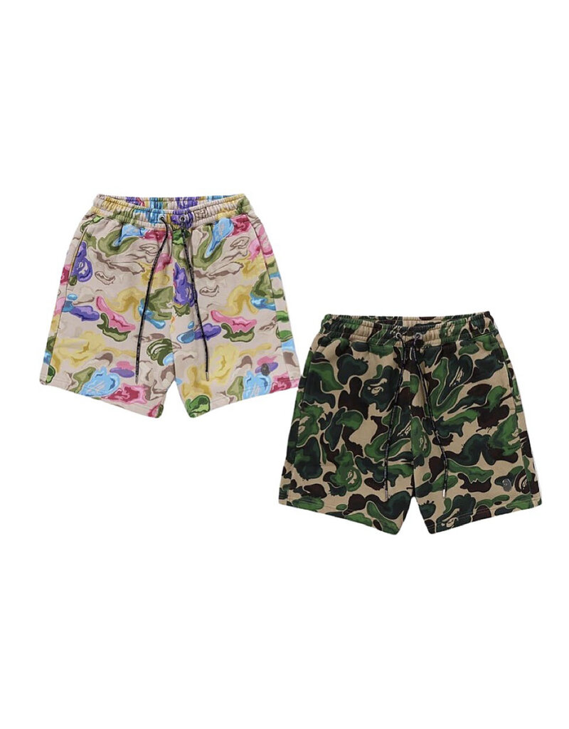 Abathing Ape BAPE ART CAMO SWEATSHORTS