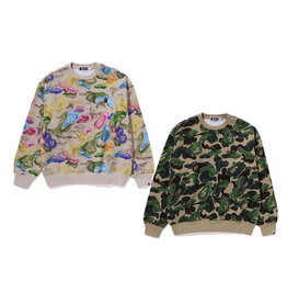 Abathing Ape BAPE ART CAMO CREWNECK