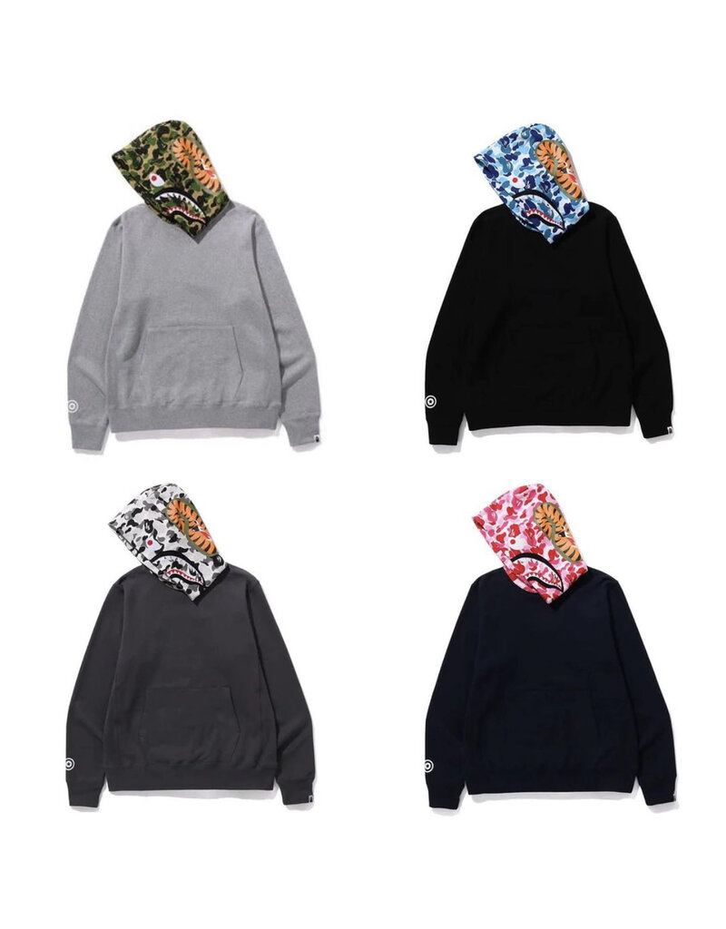 Abathing Ape BAPE ABC CAMO SHARK PULLOVER HOODIE
