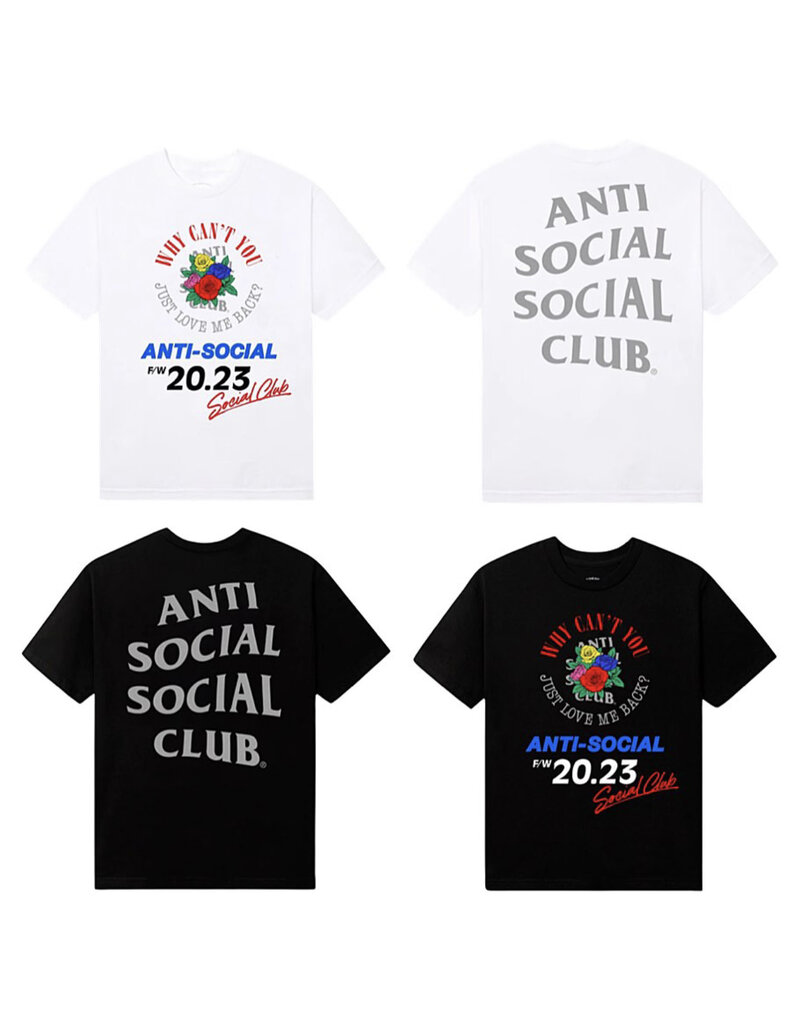 Antisocial Club assc why can't you see tee