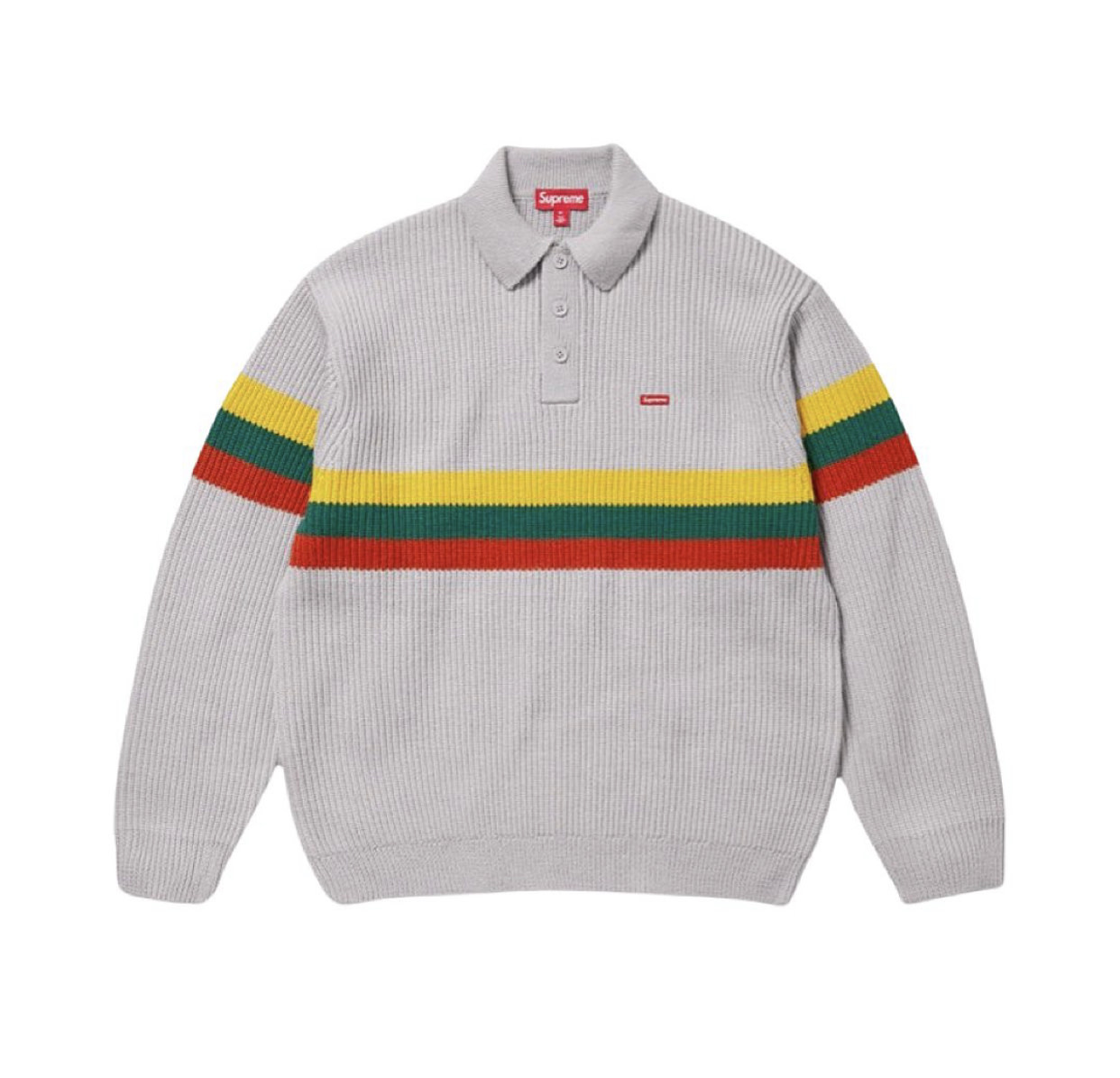 トップス Supreme Small Box Polo Sweater Supreme Small Box Polo Sweater Ivory Men's - FW23 - US