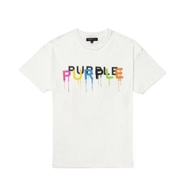 PURPLE Purple Textured Inside Out Tee