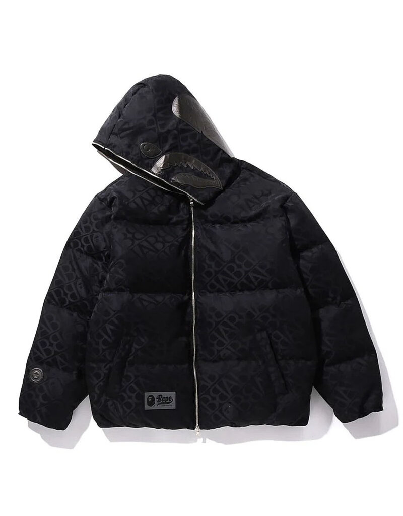 Abathing Ape BAPE SPORT MONOGRAM SHARK PUFFER