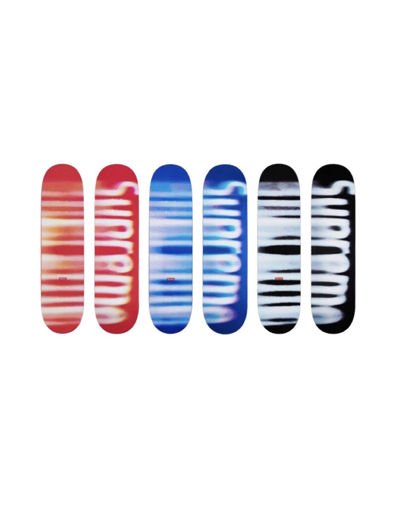 Supreme Supreme Blurred Logo Skate Deck