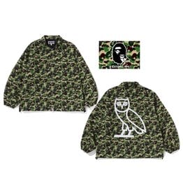 Abathing Ape BAPE X OVO CAMO COACH JACKET