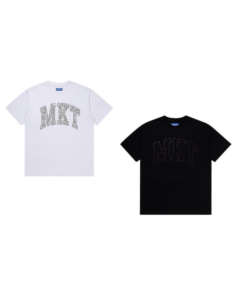 Market MKT RHINESTONE ARC T-SHIRT