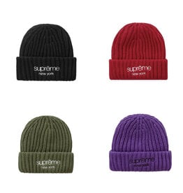 Supreme Supreme Chunky Logo Ribbed Beanie