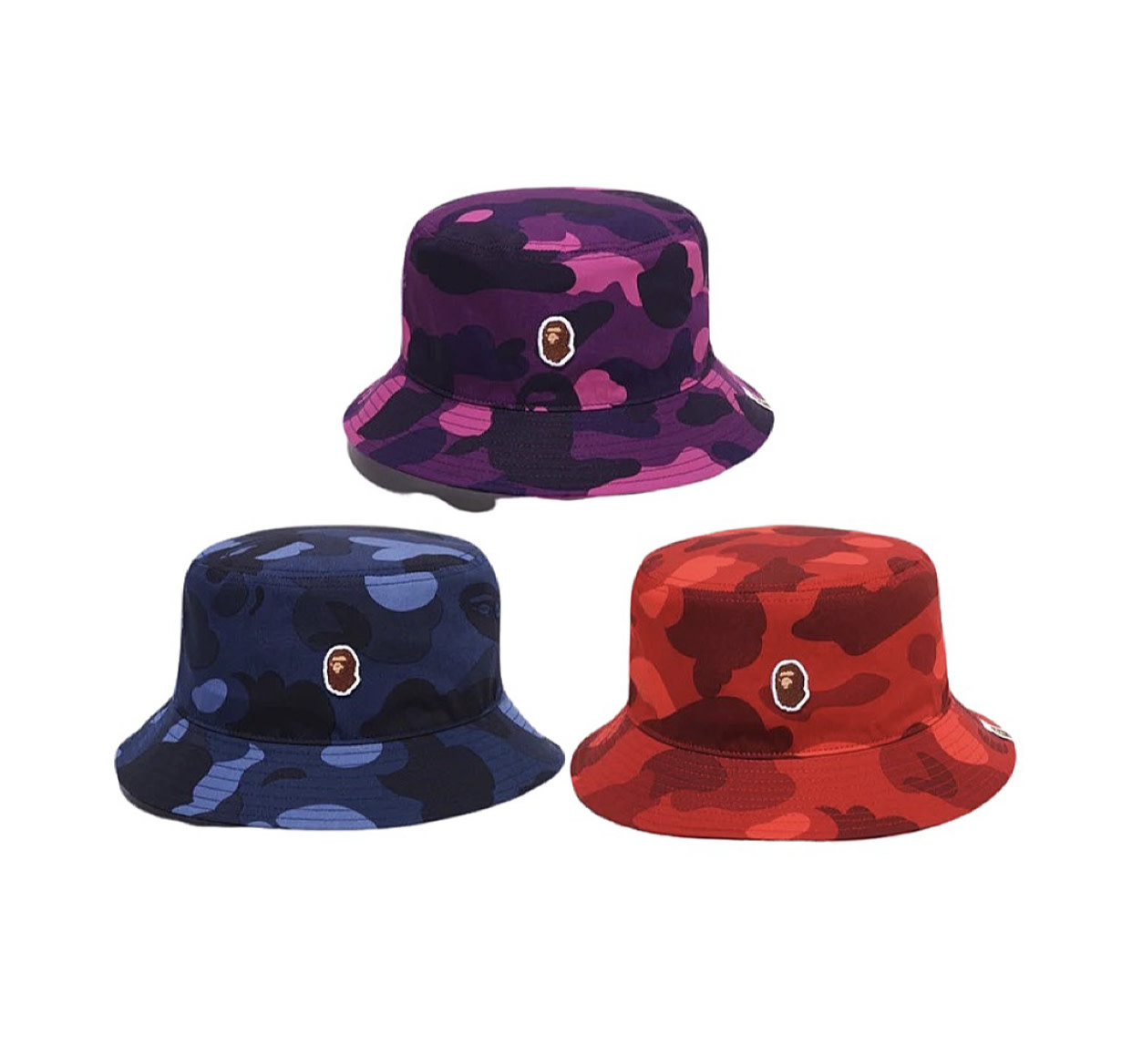 Abathing Ape BAPE COLOR CAMO BUCKET HAT Private Stock