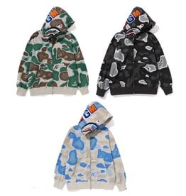 Abathing Ape BAPE LIQUID CAMO SHARK FULL ZIP