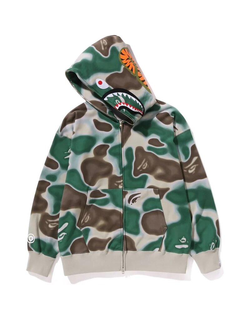 Abathing Ape BAPE LIQUID CAMO SHARK FULL ZIP