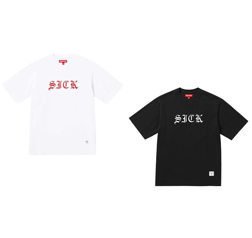 シュプリーム★シックTシャツ★Supreme Sick S/S Top Supreme Sick S/S Top White Men's - SS24 - US