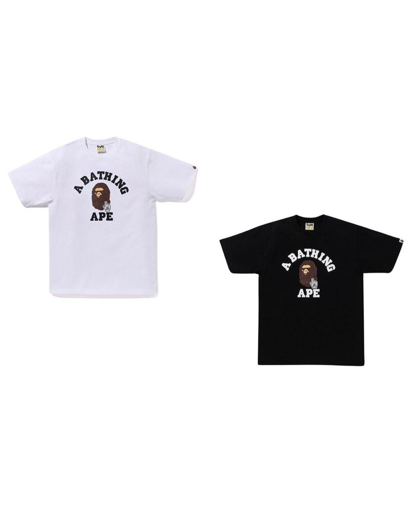 Abathing Ape BAPE POINTER COLLEGE TEE