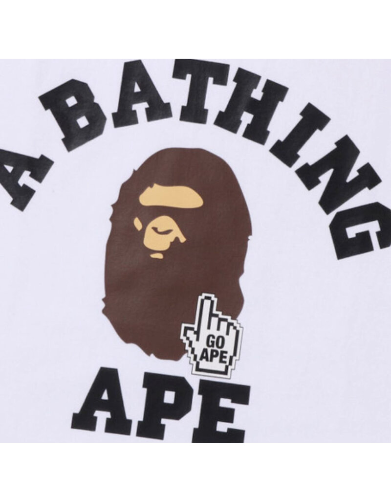 Abathing Ape BAPE POINTER COLLEGE TEE