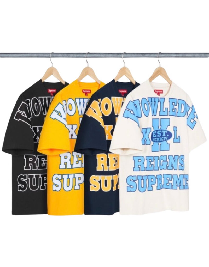 Supreme Supreme Overprint Knowledge Top