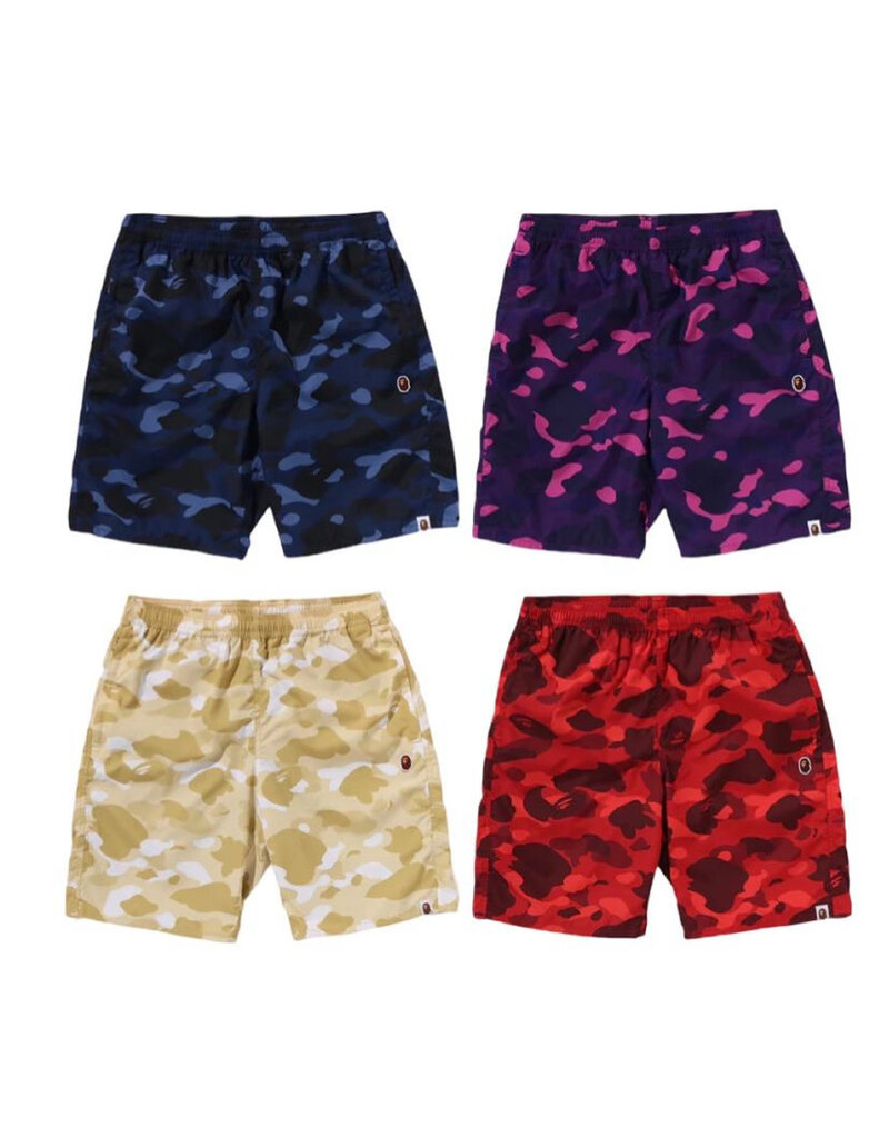 Abathing Ape BAPE COLOR CAMO BEACH SHORTS