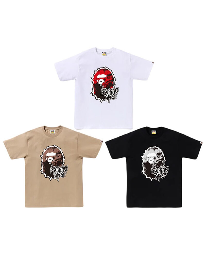 Abathing Ape A BATHING APE MAD APE HEAD TEE