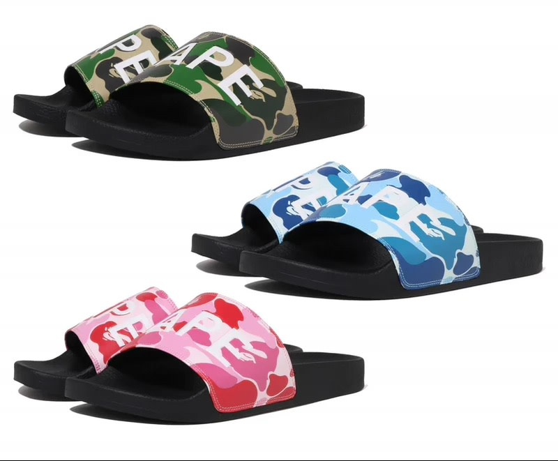 Abathing Ape BAPE ABC CAMO SLIDES - Private Stock