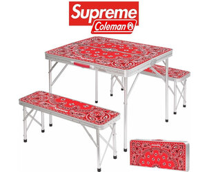 Supreme Coleman Folding Table Set 美中古 Supreme coleman table set | eBay