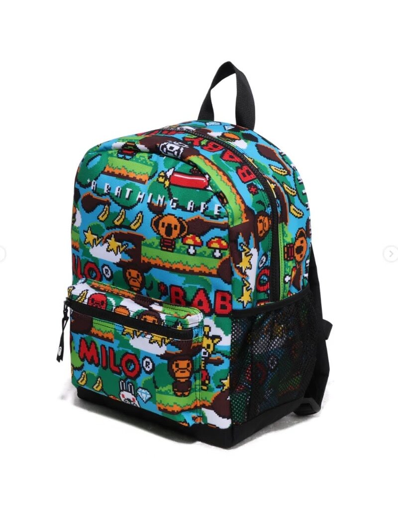 Abathing Ape BAPE BABY MILO GAME PATTERN DAYPACK