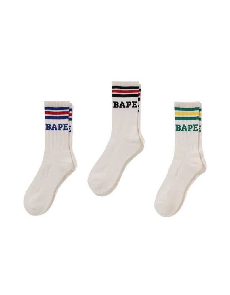 Abathing Ape BAPE STRIPED SOCKS