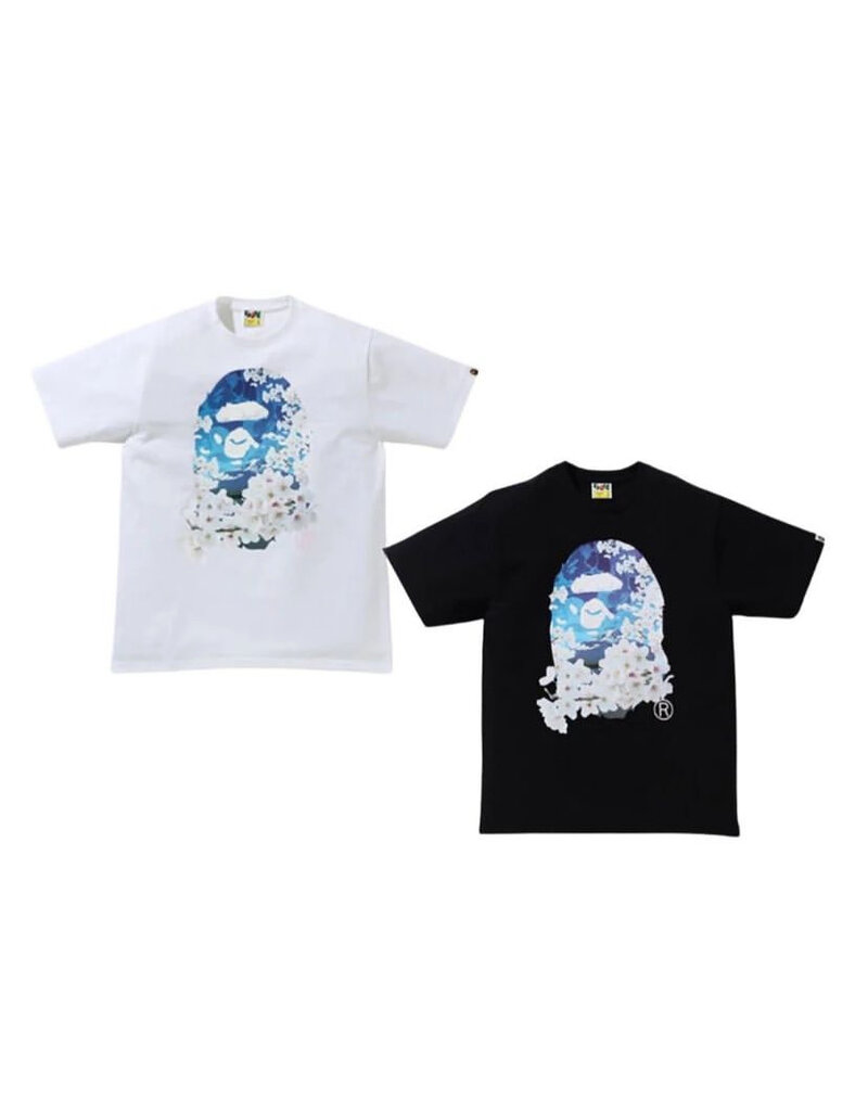 Abathing Ape BAPE SAKURA PHOTO APE HEAD TEE