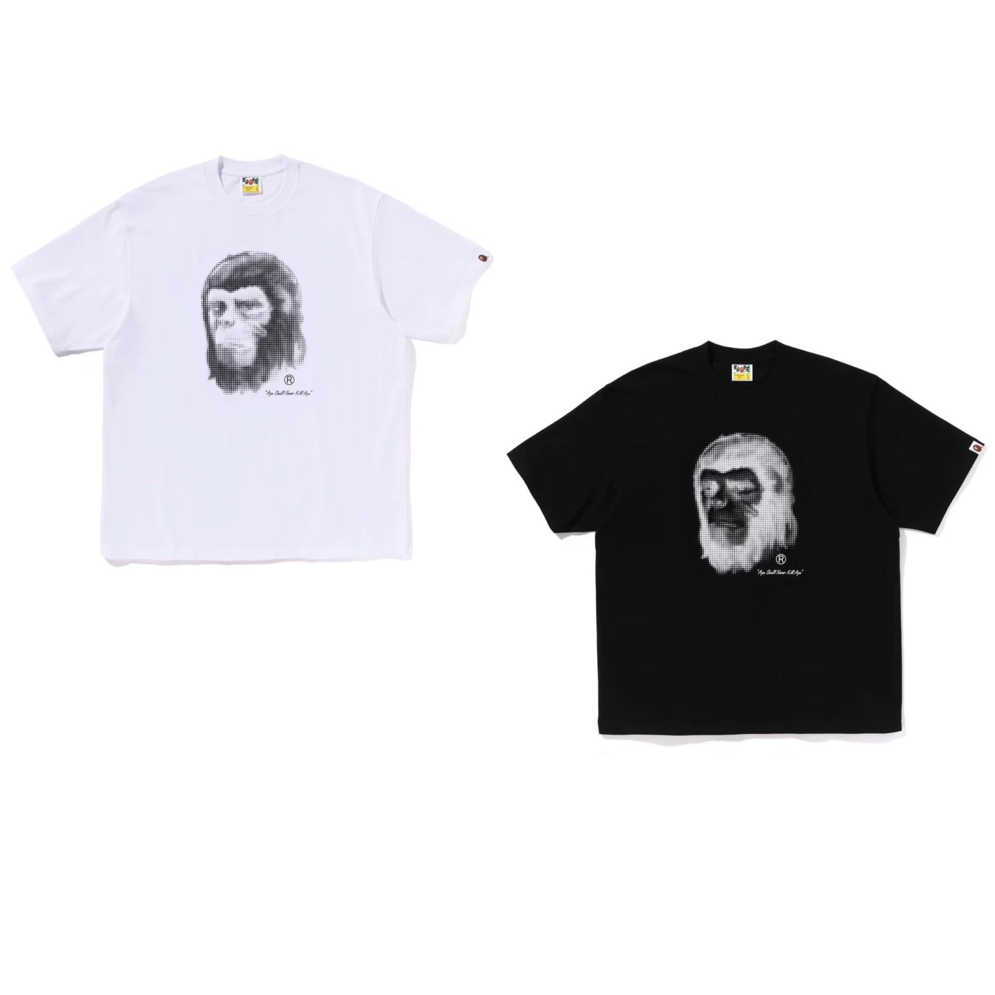 正規代理店 Abathing Stock Private - TEE HEAD APE COMIC PIXEL BAPE Ape トップス
