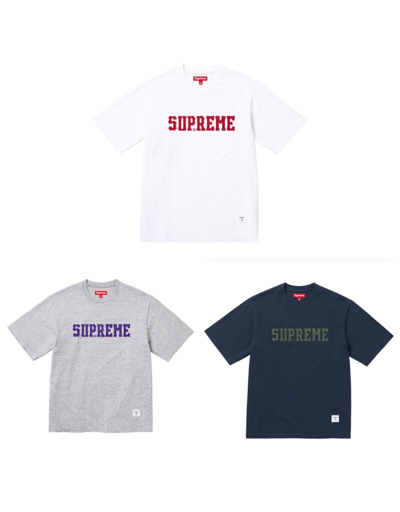 Supreme Supreme Twill Appliqué S/S Top