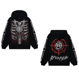 REVENGE YB 38 RIBCAGE HOODIE