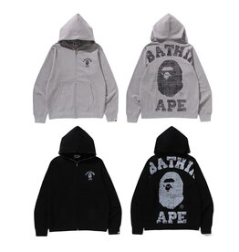 Abathing Ape BAPE OVER PRINT FULL ZIP HOODIE