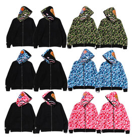 Abathing Ape BAPE ABC CAMO REVERSIBLE SHARK HOODIE