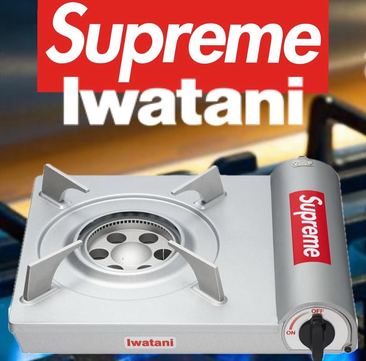 Supreme®/Iwatani Portable Butane Stove Supreme Iwatani Portable Butane Stove Silver | eBay