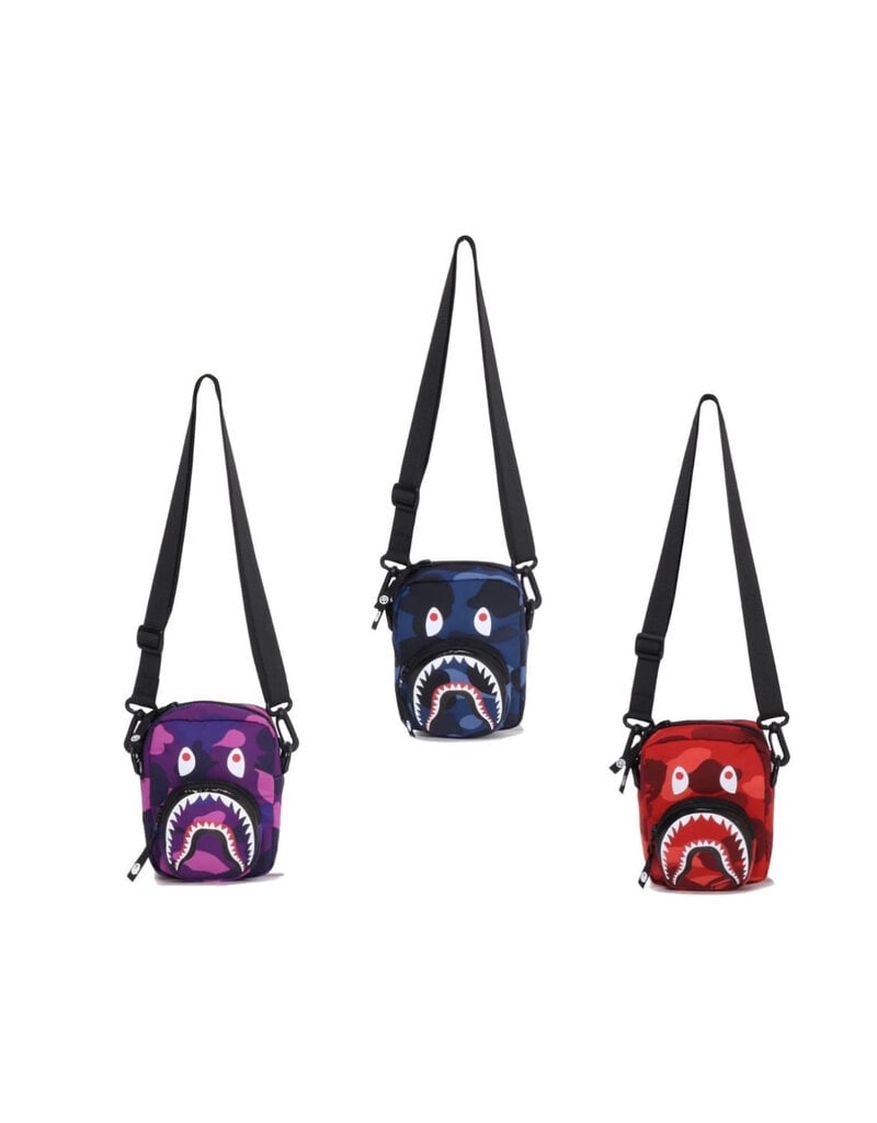 Abathing Ape BAPE COLOR CAMO SHARK MINI BAG
