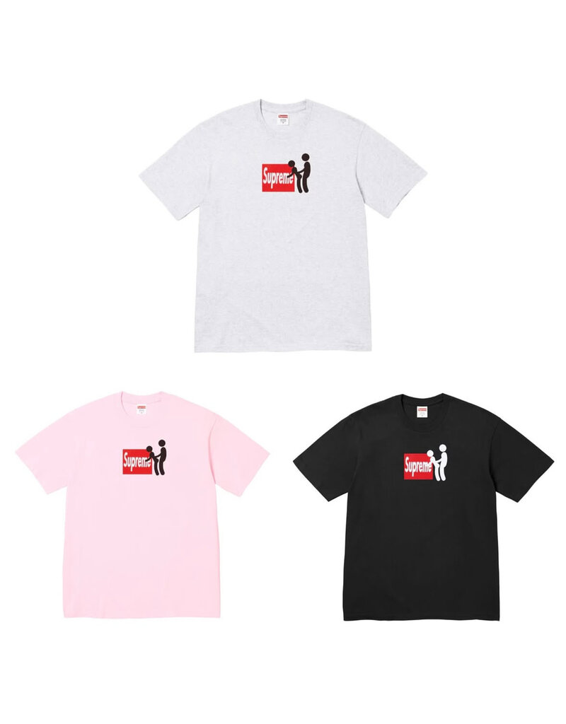 【Supreme】Stick Tee L Supreme Stick Tee White Men's - FW25 - US