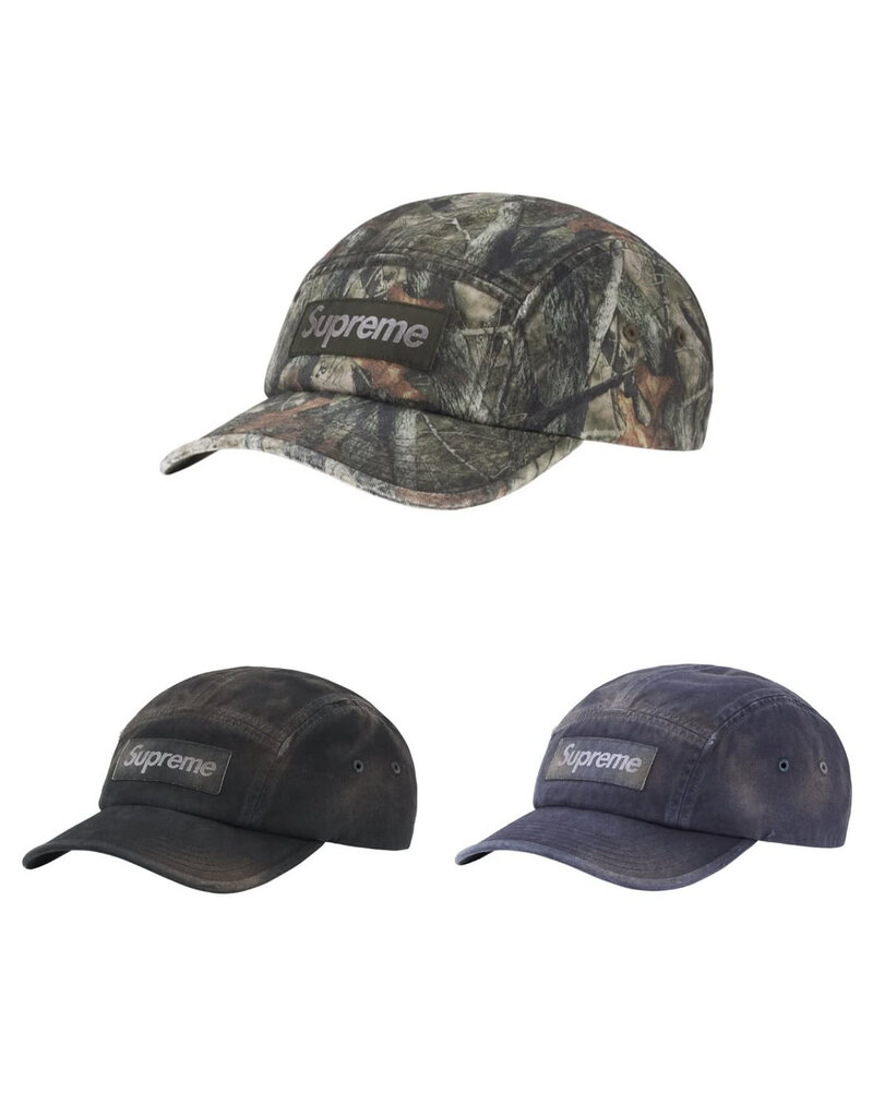 帽子 25AW Supreme Overdyed Camp Cap black Supreme Supreme Overdyed Camp Cap - Private Stock