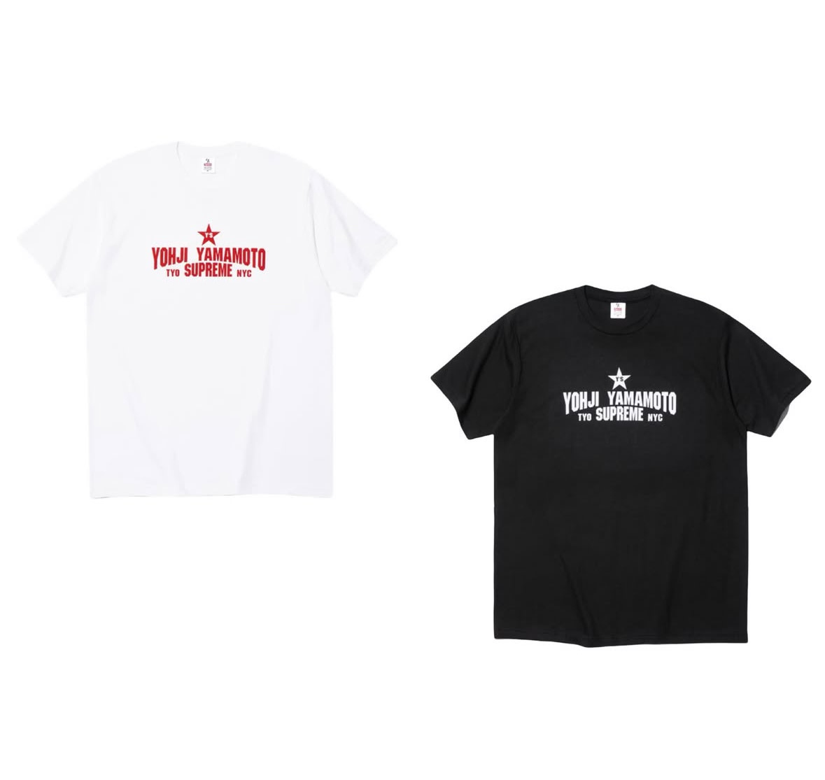 Supreme®/Y’s Star Tee black S Supreme Supreme Y's Star Tee - Private Stock